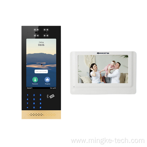 Smart Video Intercom Doorbell Telephone System For Hotel